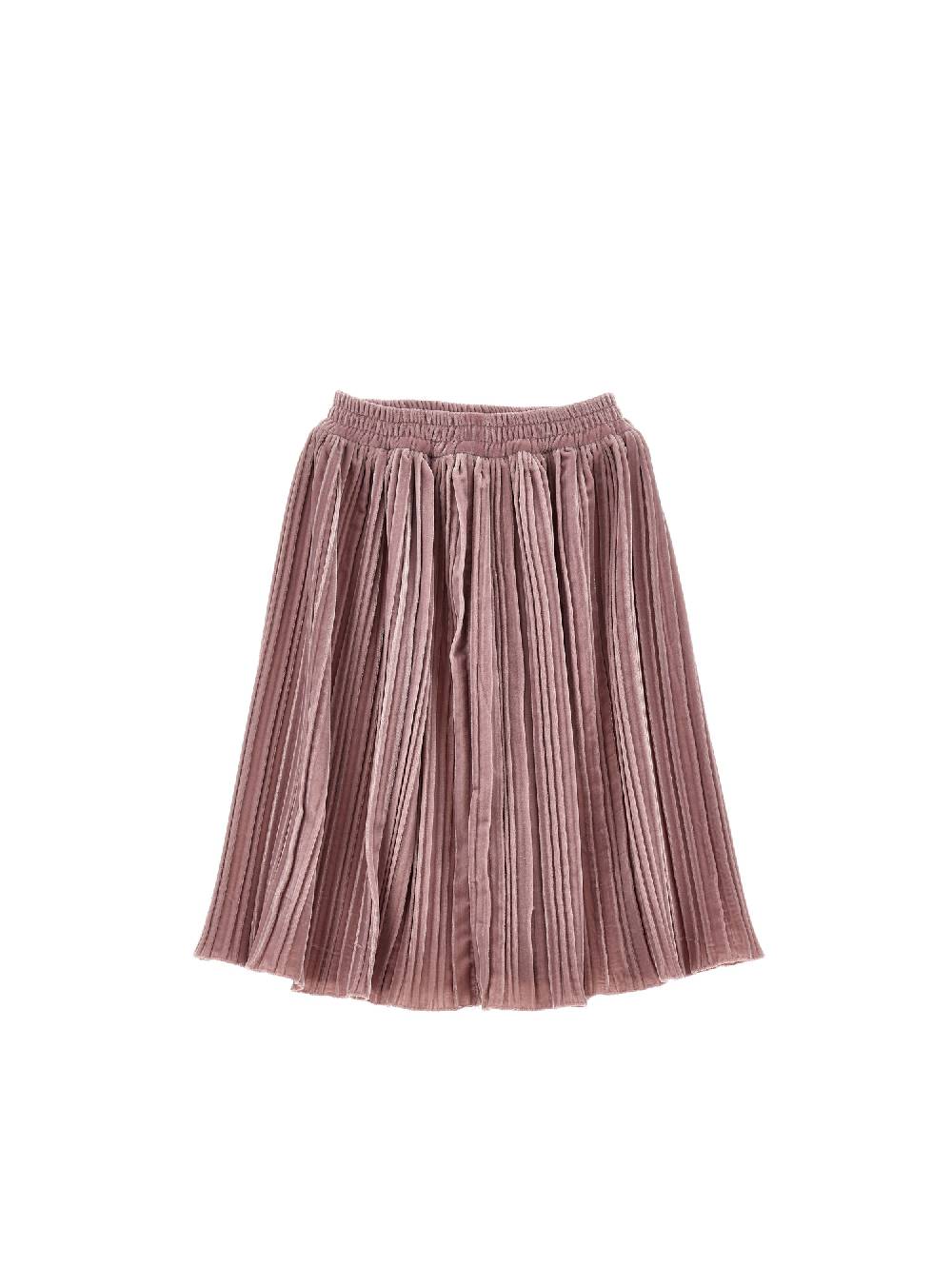 Monnalisa Gonna Velluto Plissé