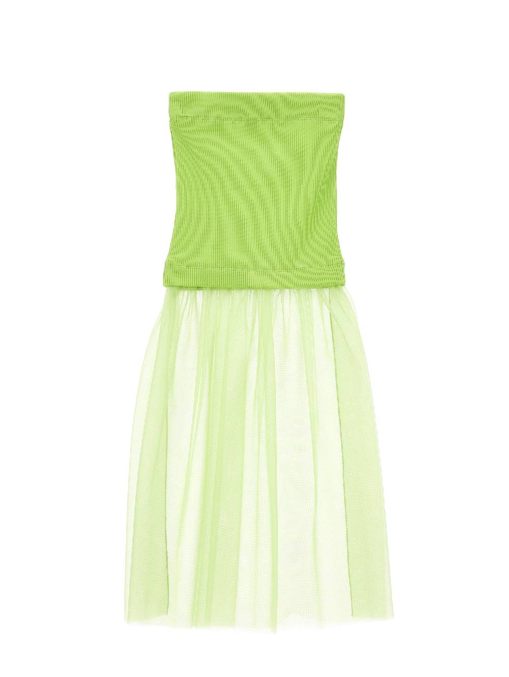 Monnalisa Gonna Viscosa E Tulle