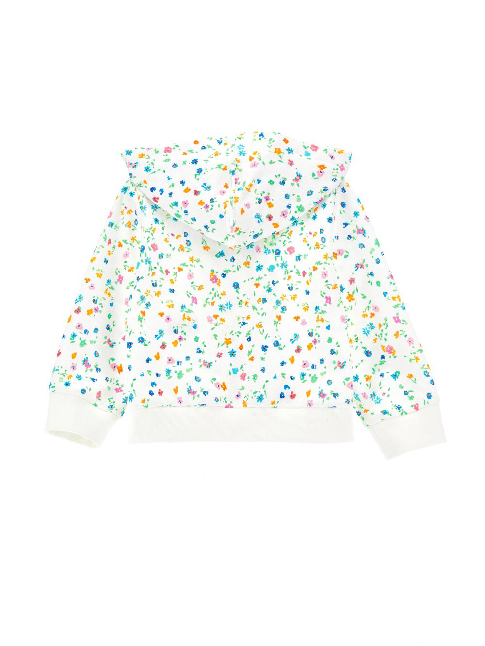 Monnalisa Hoodie Felpa CF Flower Print