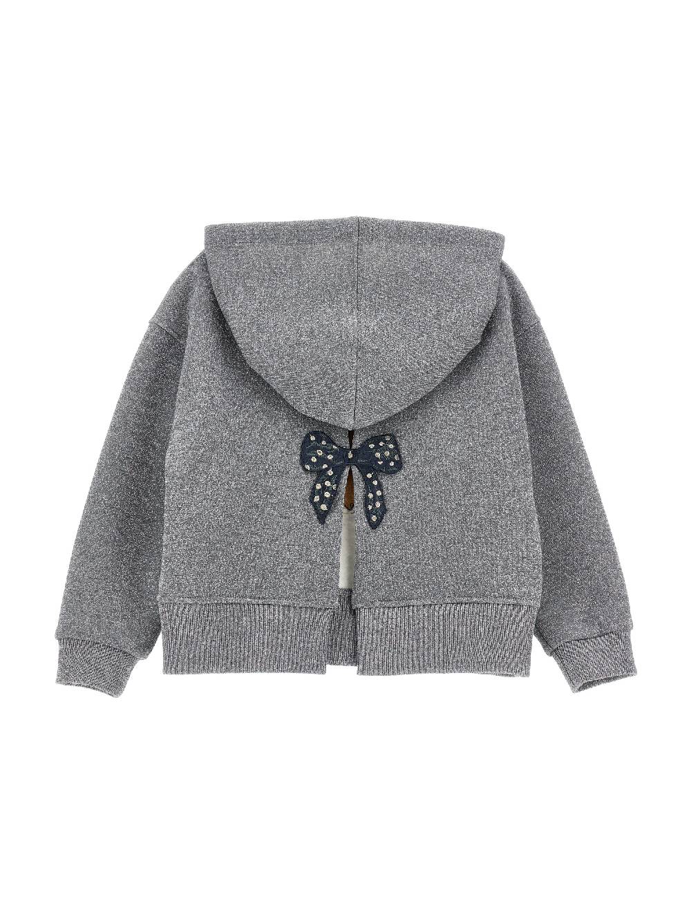 Monnalisa Hoodie Lurex Lilli E Il Vagabondo