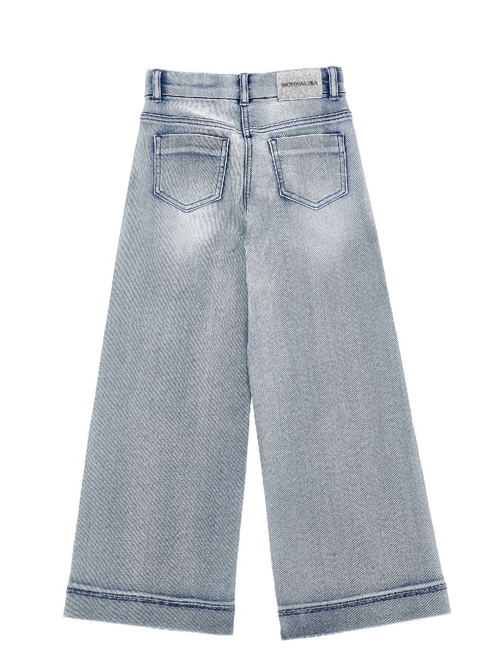 Monnalisa Jeans Cinquetasche Gioiello