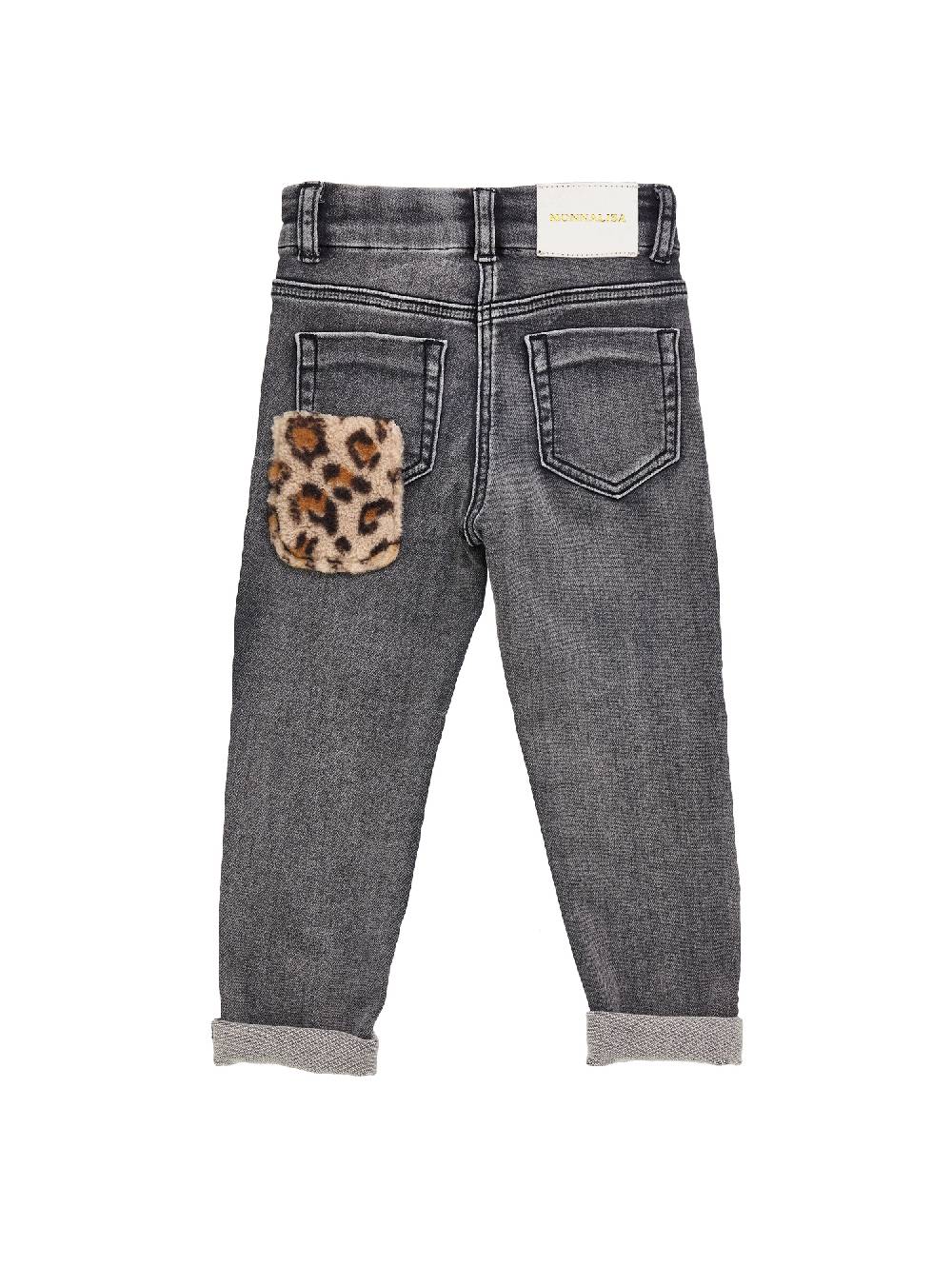 Monnalisa Jeans Denim Con Taschino