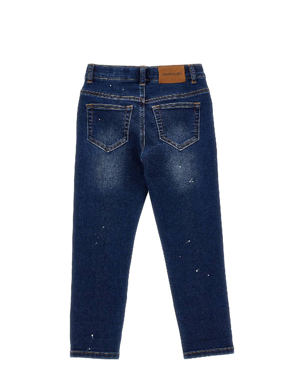 Monnalisa Jeans Denim Effetto Vintage
