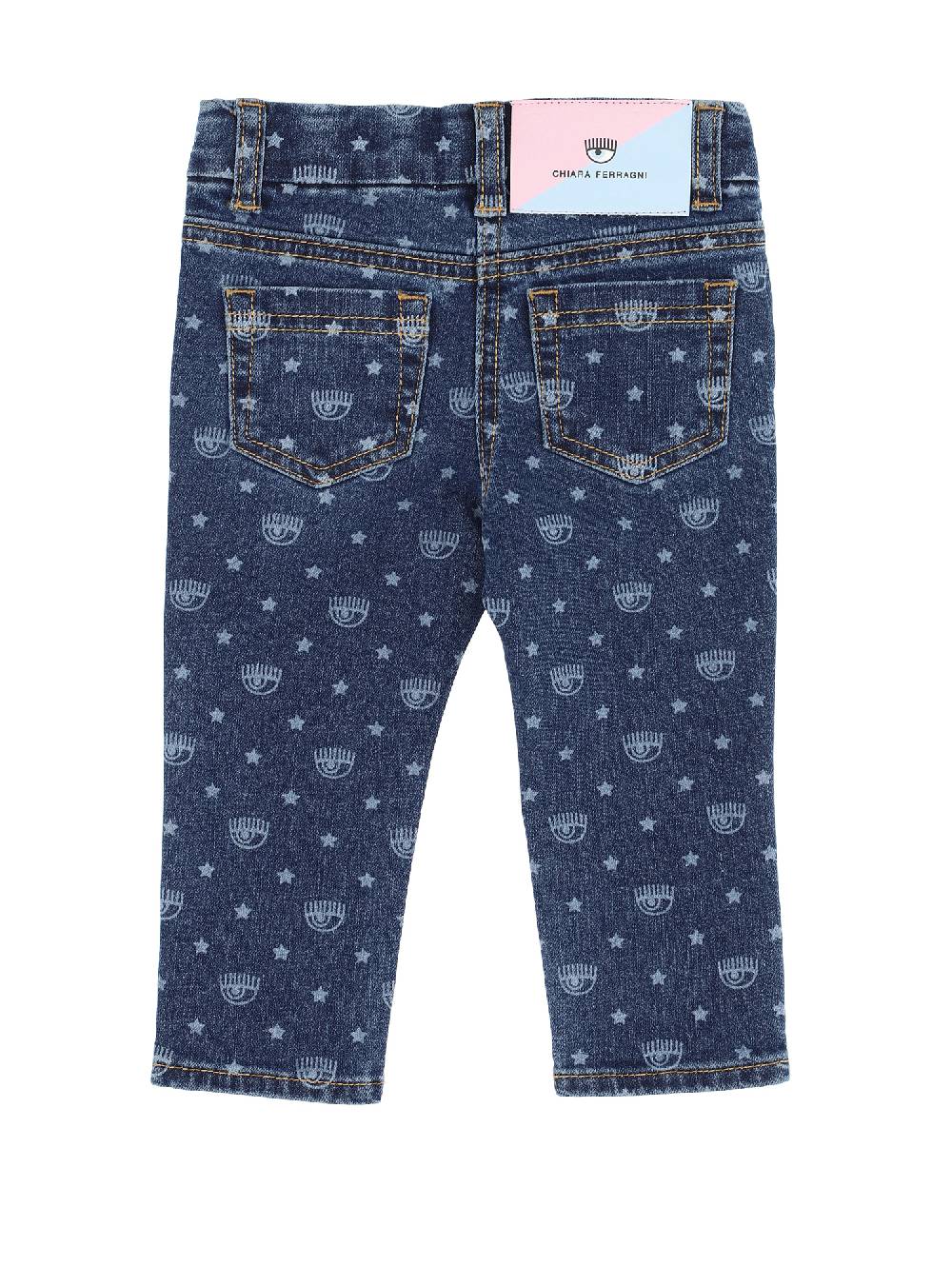 Monnalisa Jeans Denim Logomania
