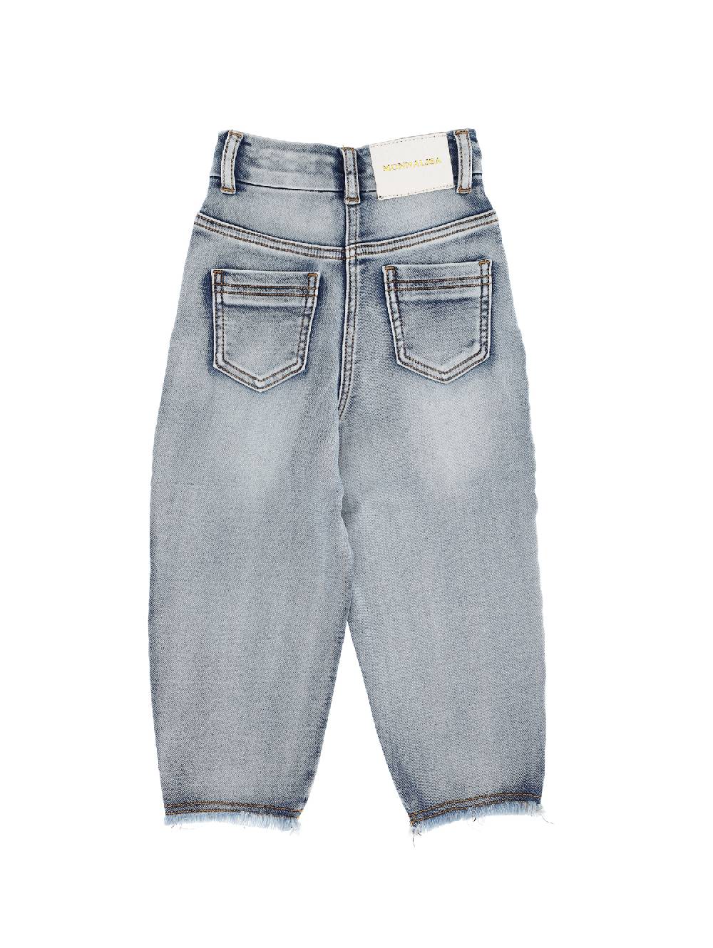 Monnalisa Jeans Denim Ricamati