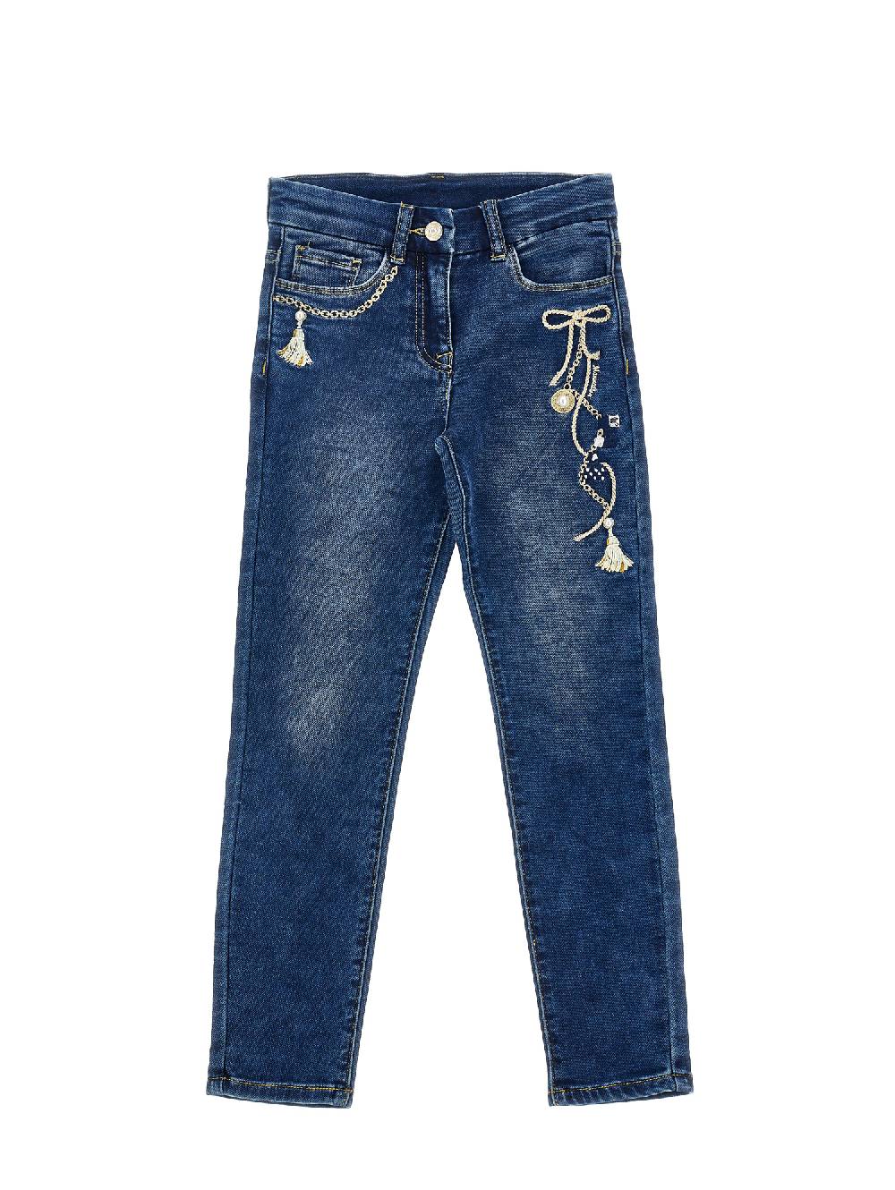 Monnalisa Jeans ricamato