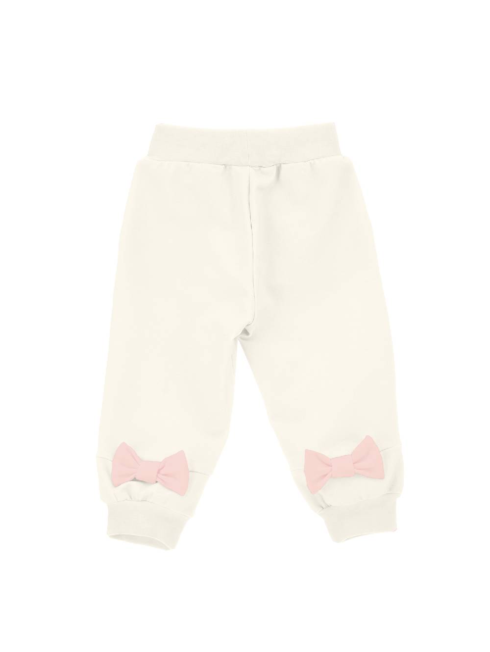 Monnalisa Jogger Cotone Con Fiocchi