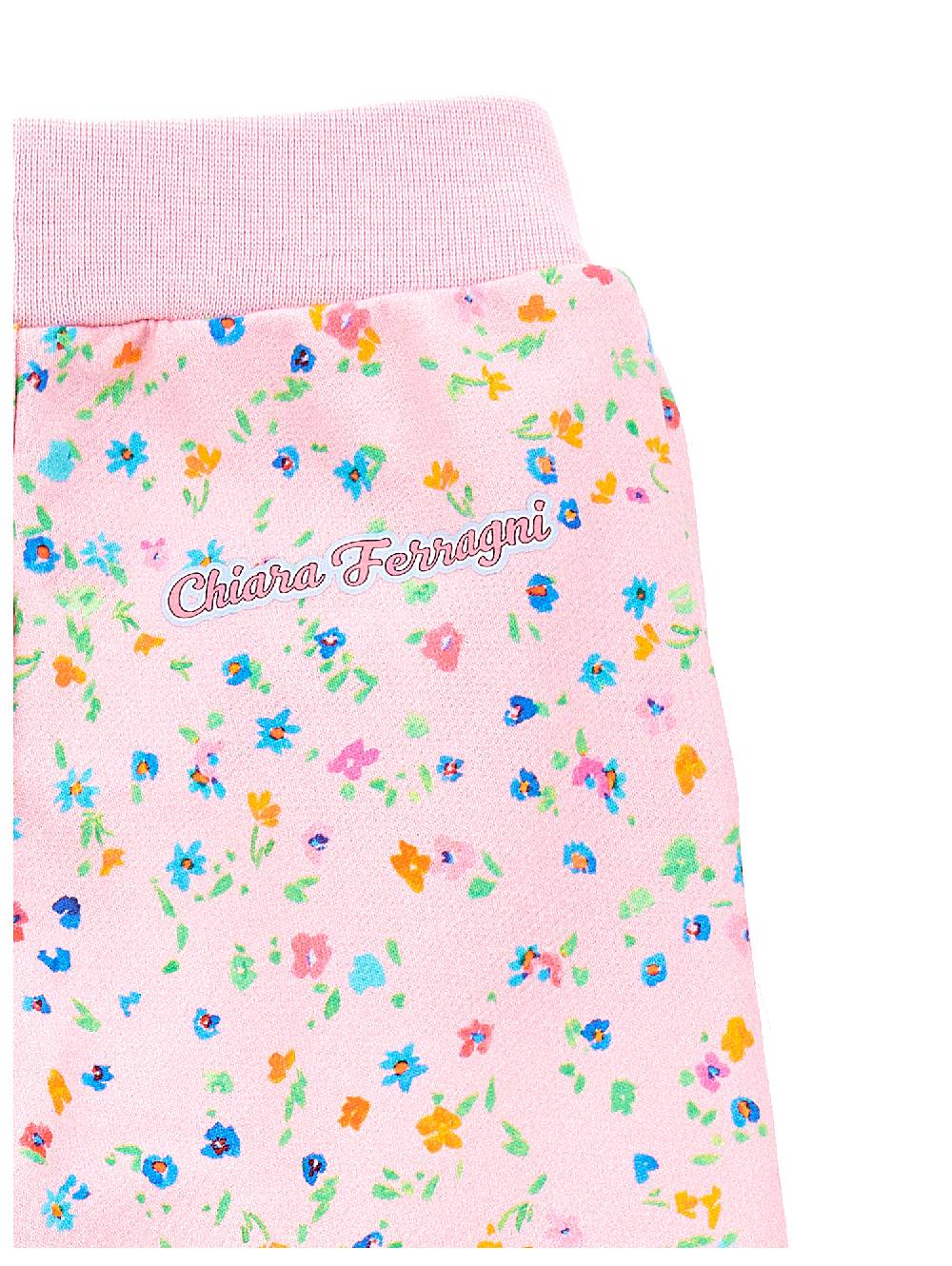 Monnalisa Jogger Felpa CF Flower Print