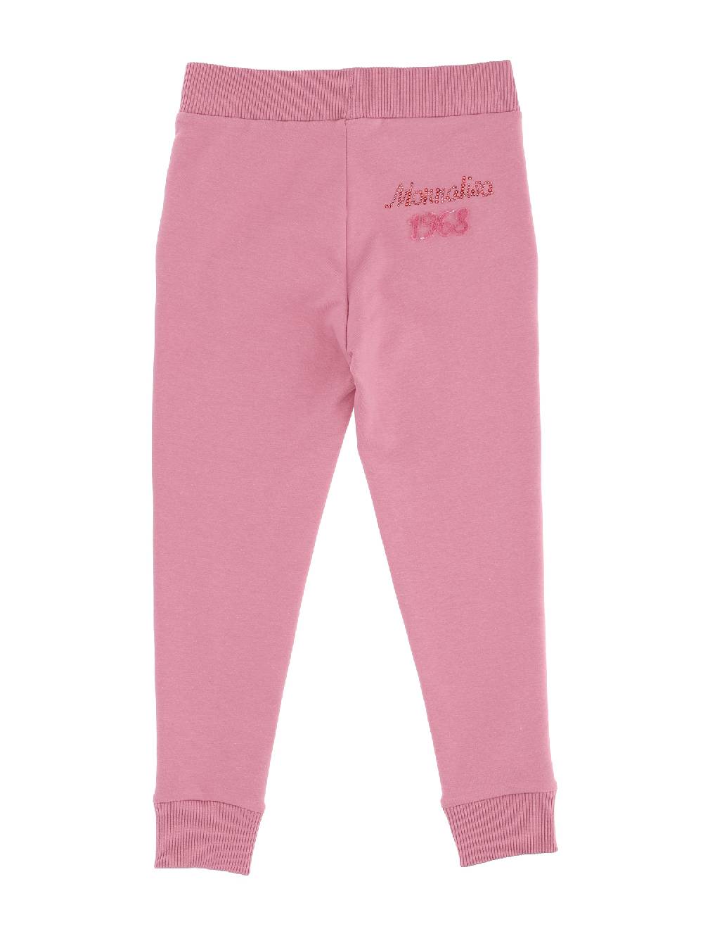 Monnalisa Jogger Felpa Logata Con Strass