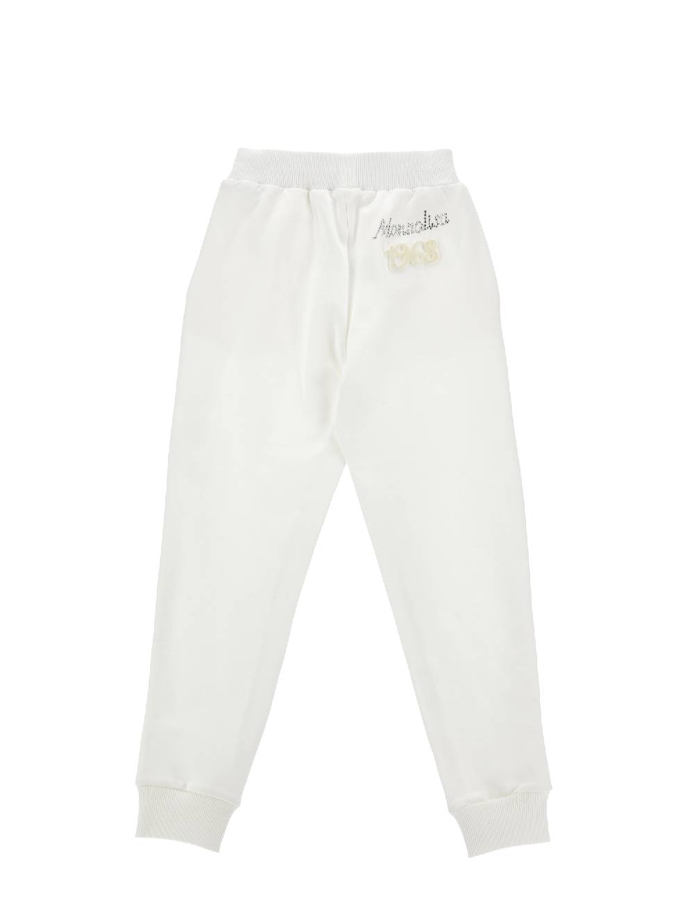 Monnalisa Jogger Felpa Logo Strass