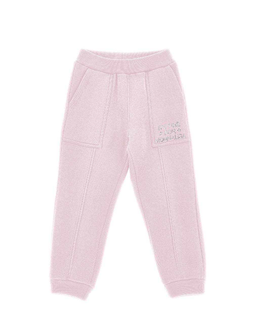 Monnalisa Jogger felpa pesante con strass