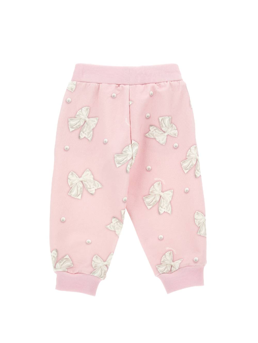 Monnalisa Jogger Felpa Stampa Fiocchi