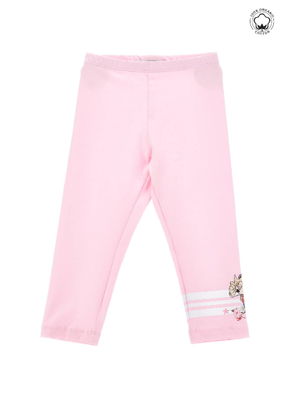 Monnalisa Leggings cotone organico jersey Minnie