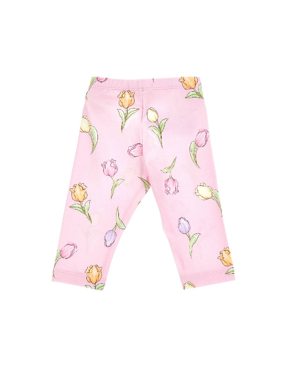 Monnalisa Leggings Cotone Tulipani