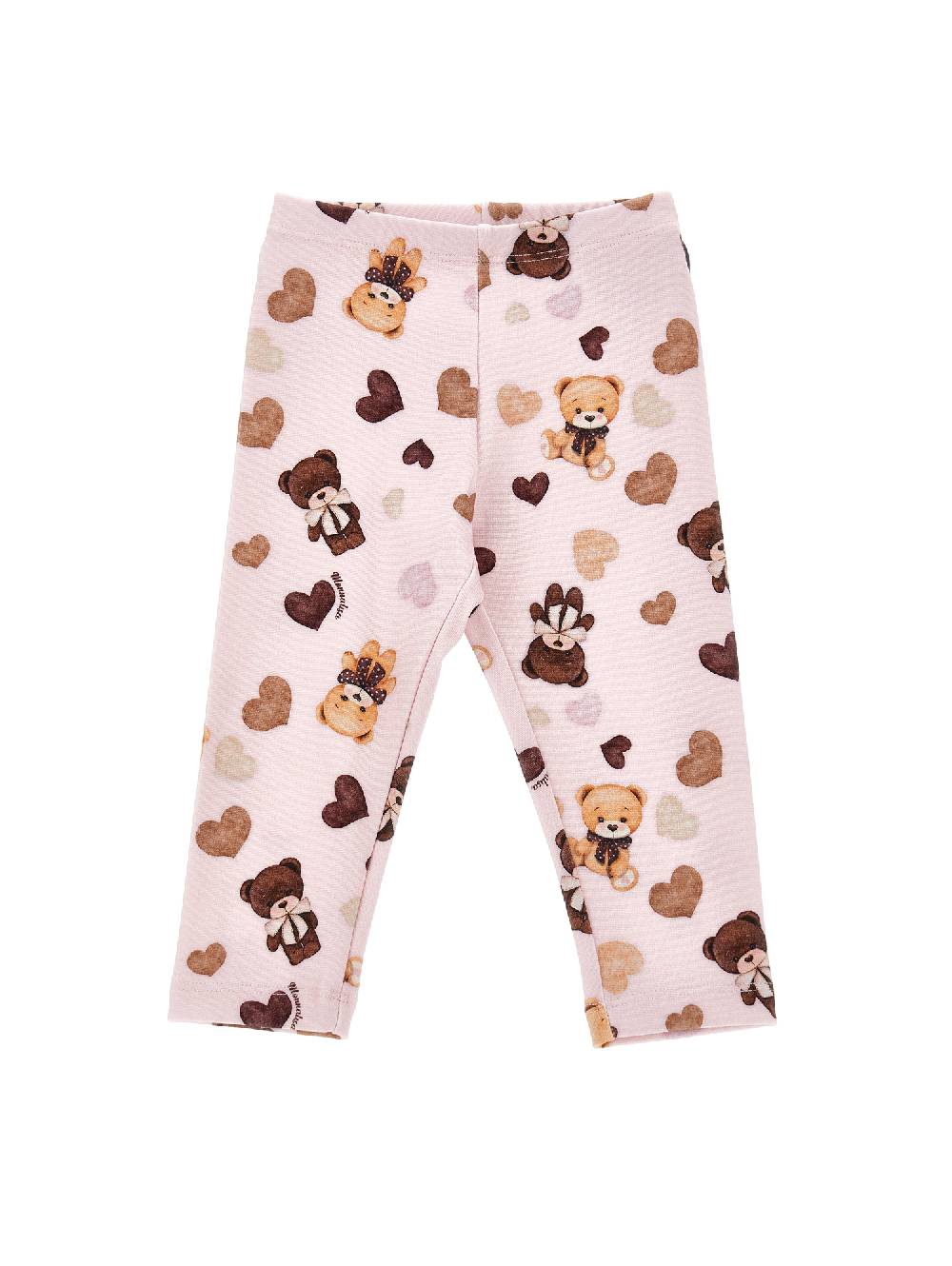 Monnalisa Leggings jersey orsetti e cuore
