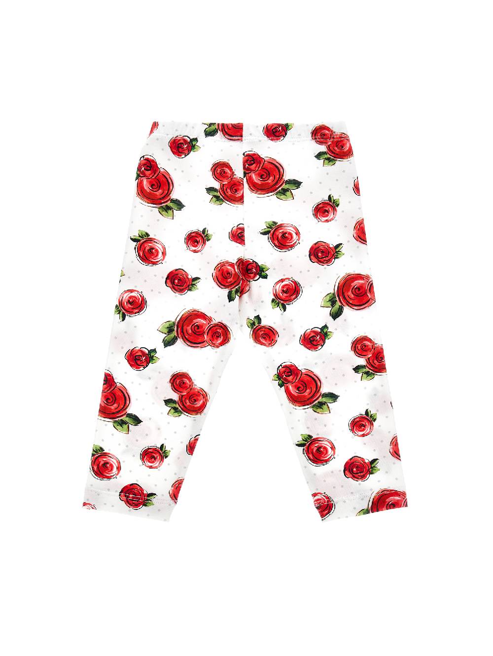 Monnalisa Leggings Jersey Pois E Rose