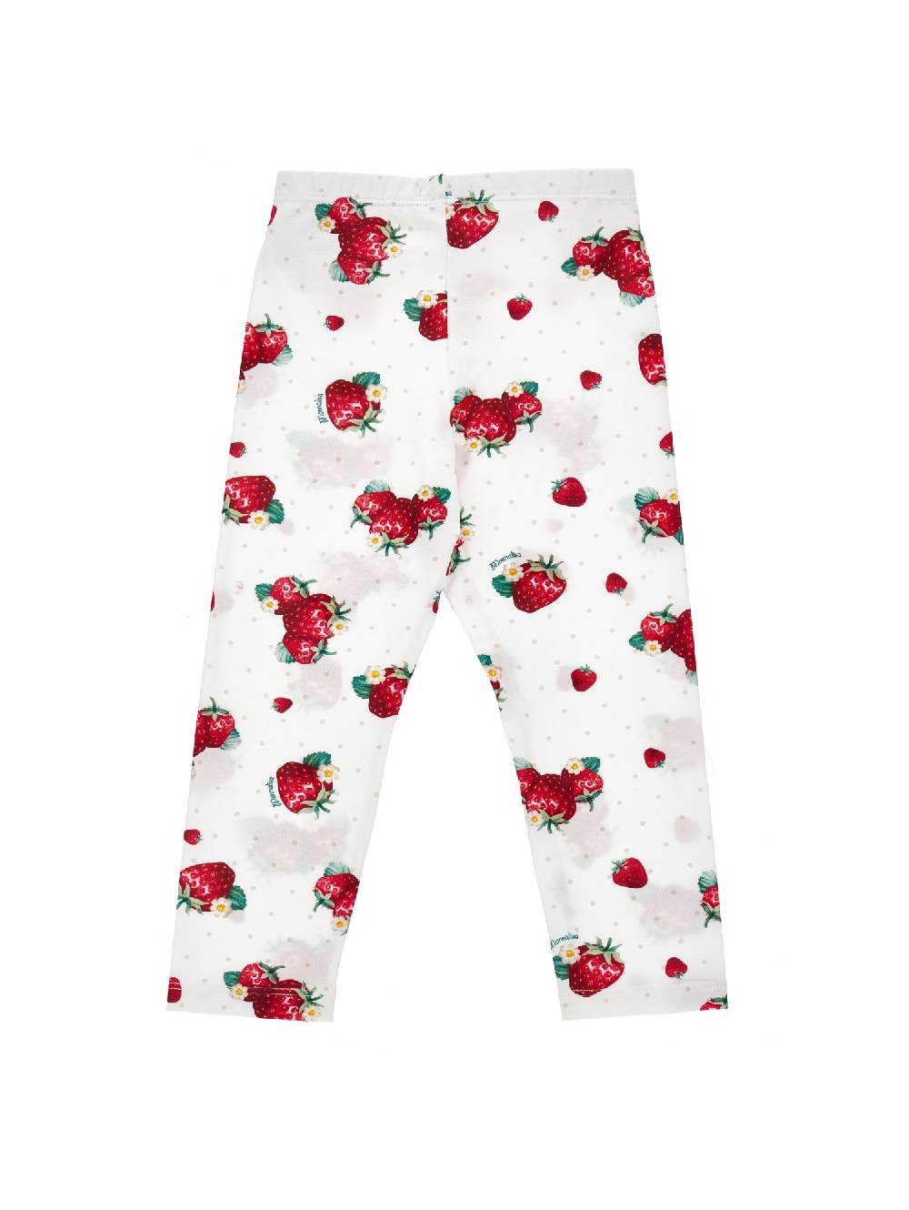 Monnalisa Leggings Jersey Stampa Fragole