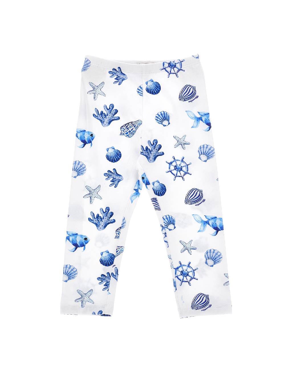 Monnalisa Leggings jersey stampa marine