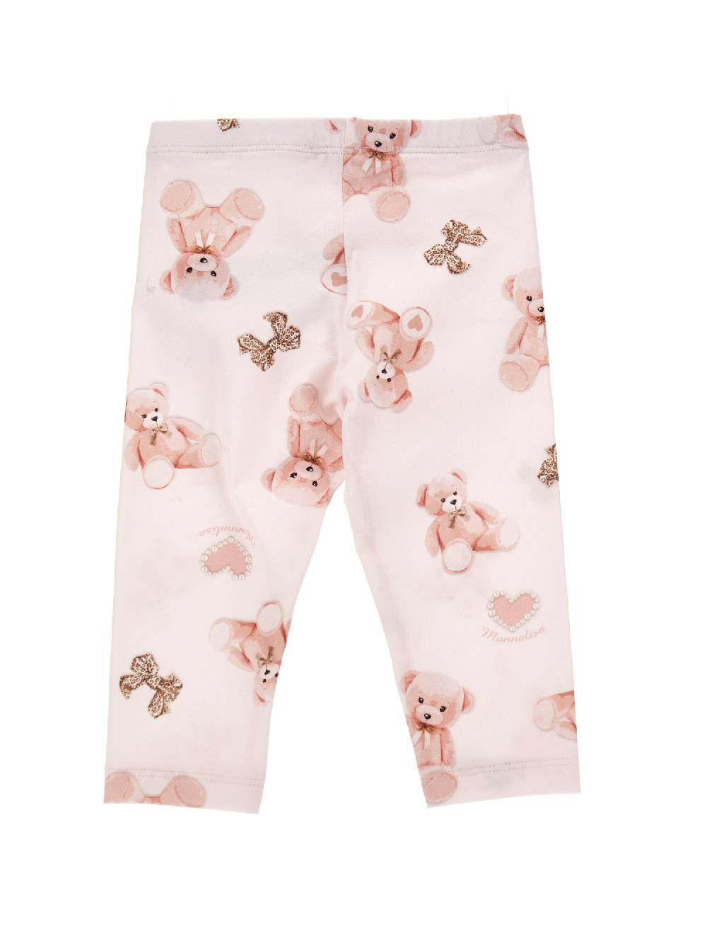 Monnalisa Leggings Jersey Stampa Orsetti