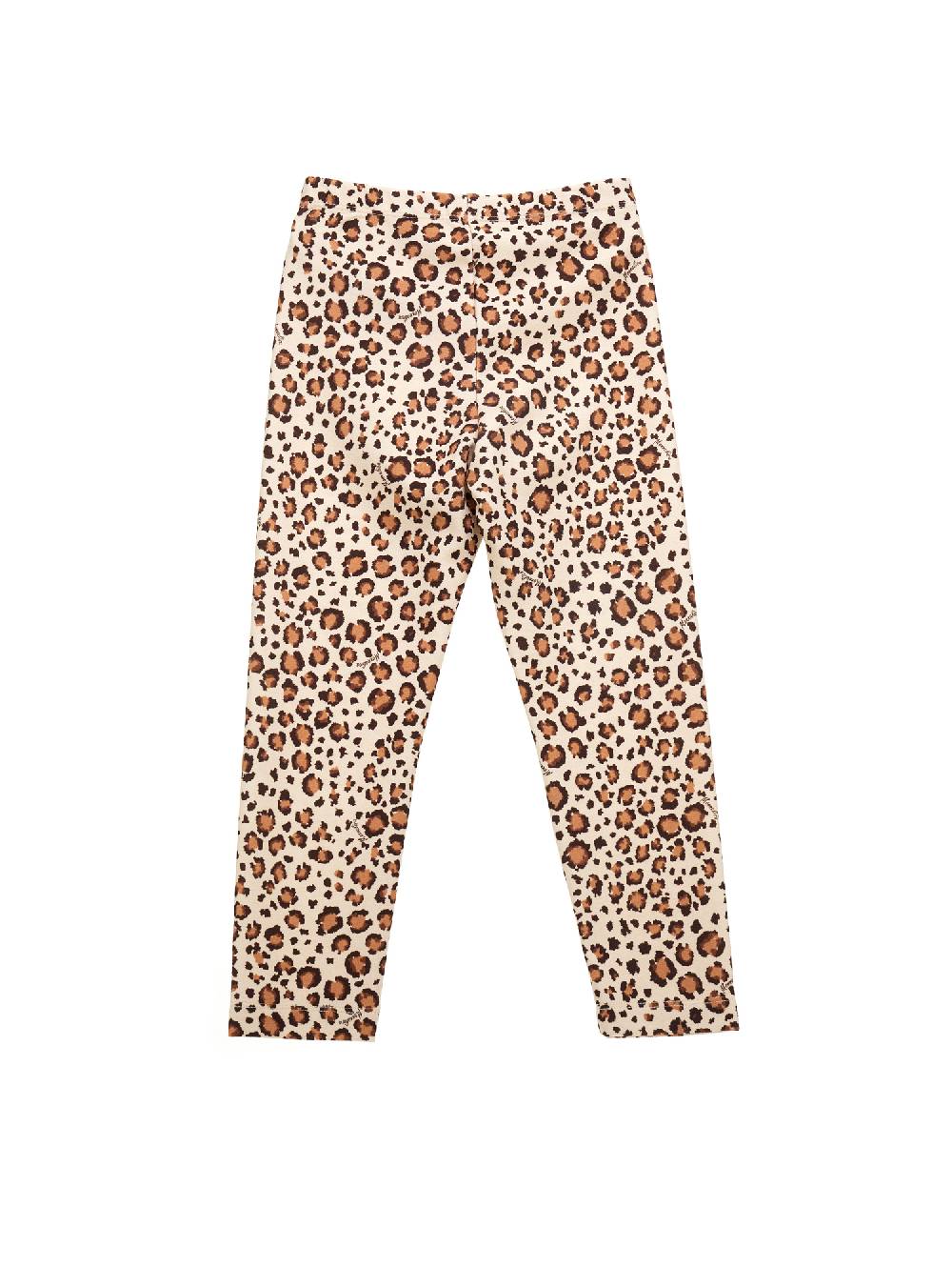 Monnalisa Leggings Punto Milano Stampa Animalier