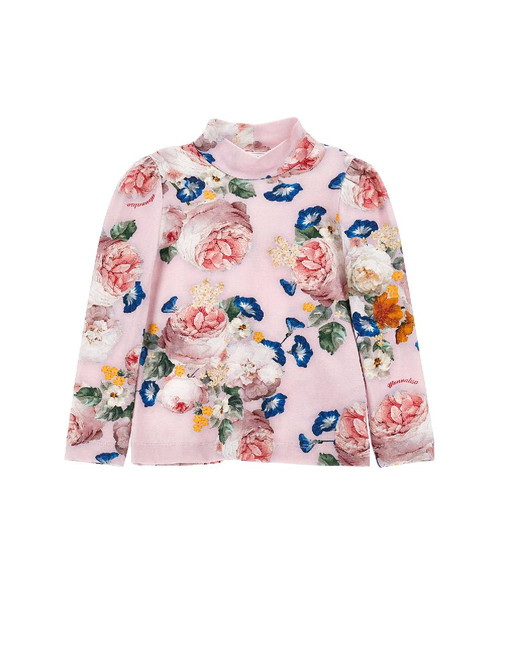 Monnalisa Lupetto jersey stampa rose