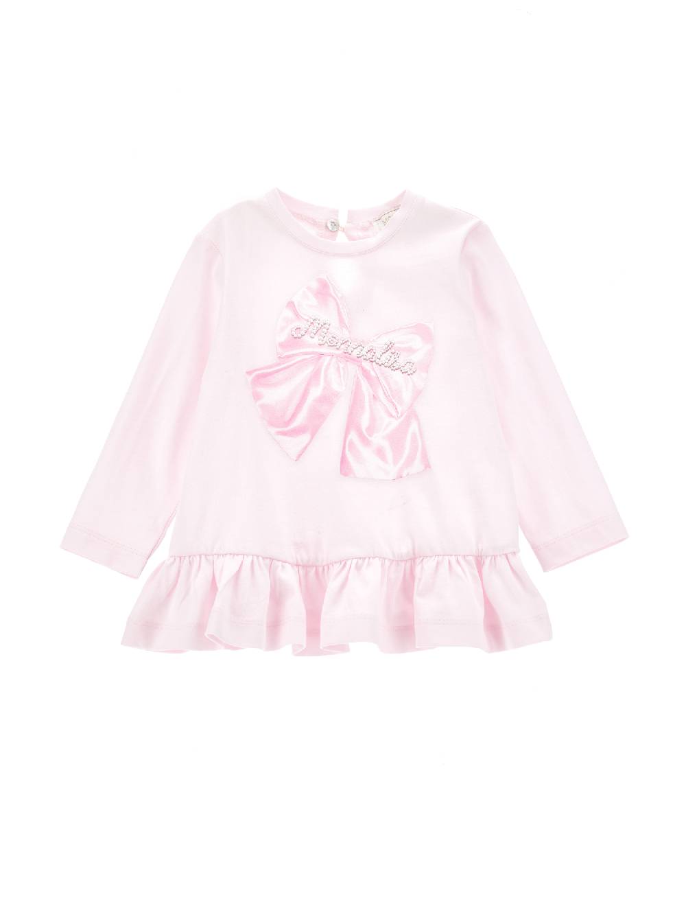 Monnalisa Maxi t-shirt con fiocco