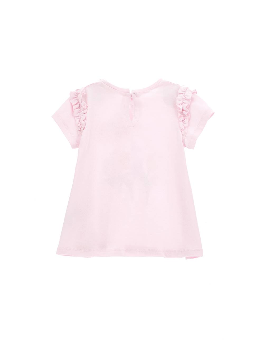 Monnalisa Maxi T-shirt Cotone Stampa Tulipani