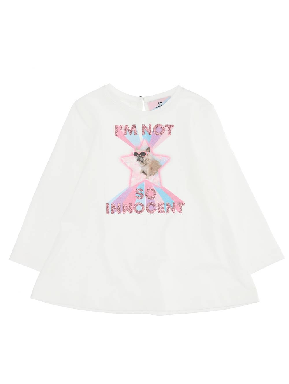 Monnalisa Maxi t-shirt jersey "I'm Not So Innocent"