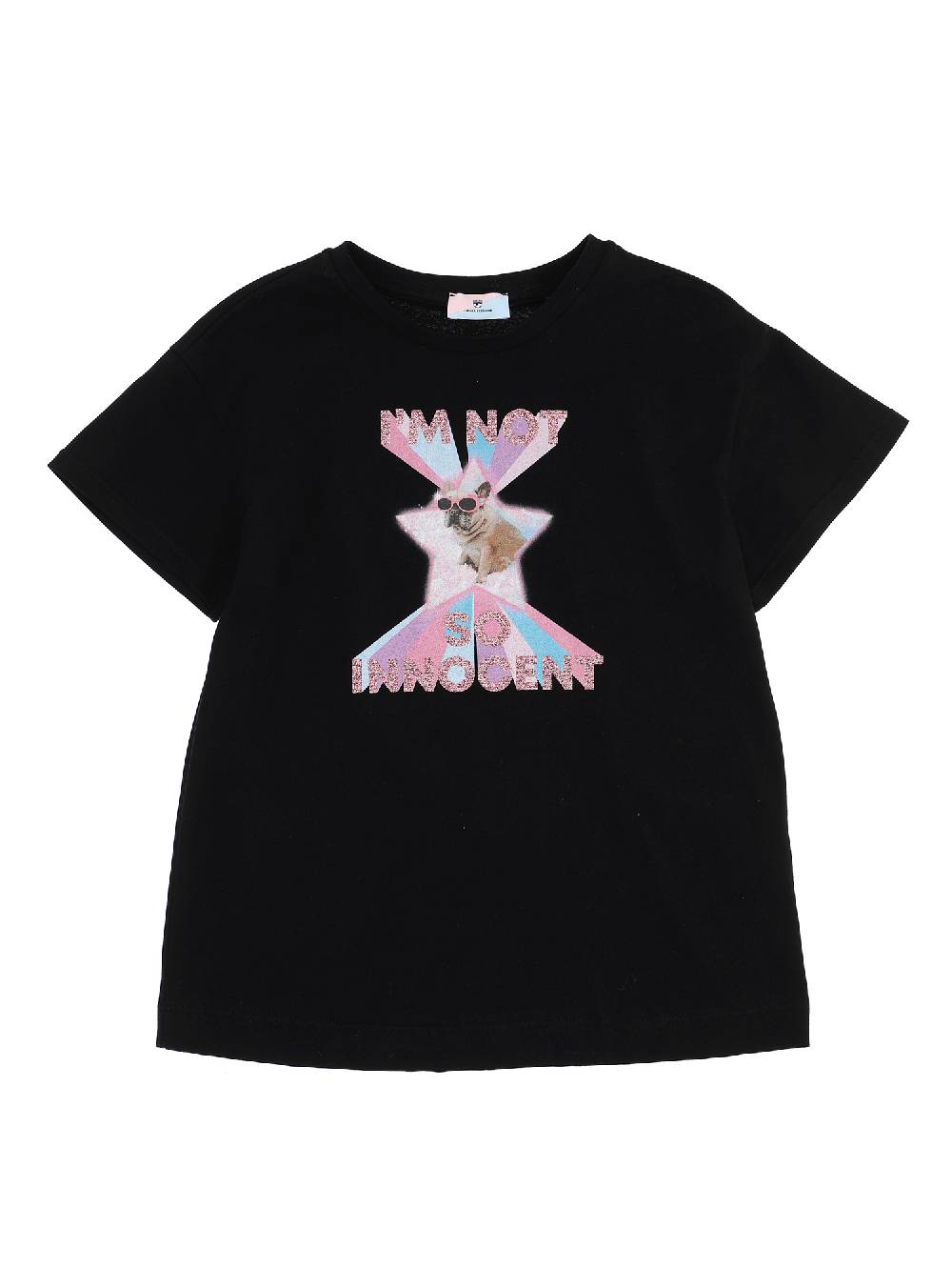 Monnalisa Maxi t-shirt jersey "I'm not so innocent"