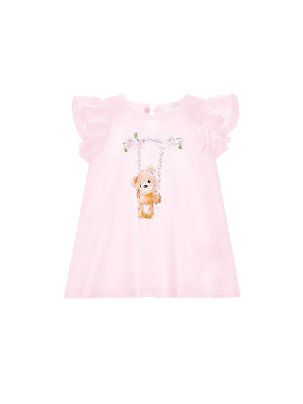 Monnalisa Maxi t-shirt maniche ad aletta