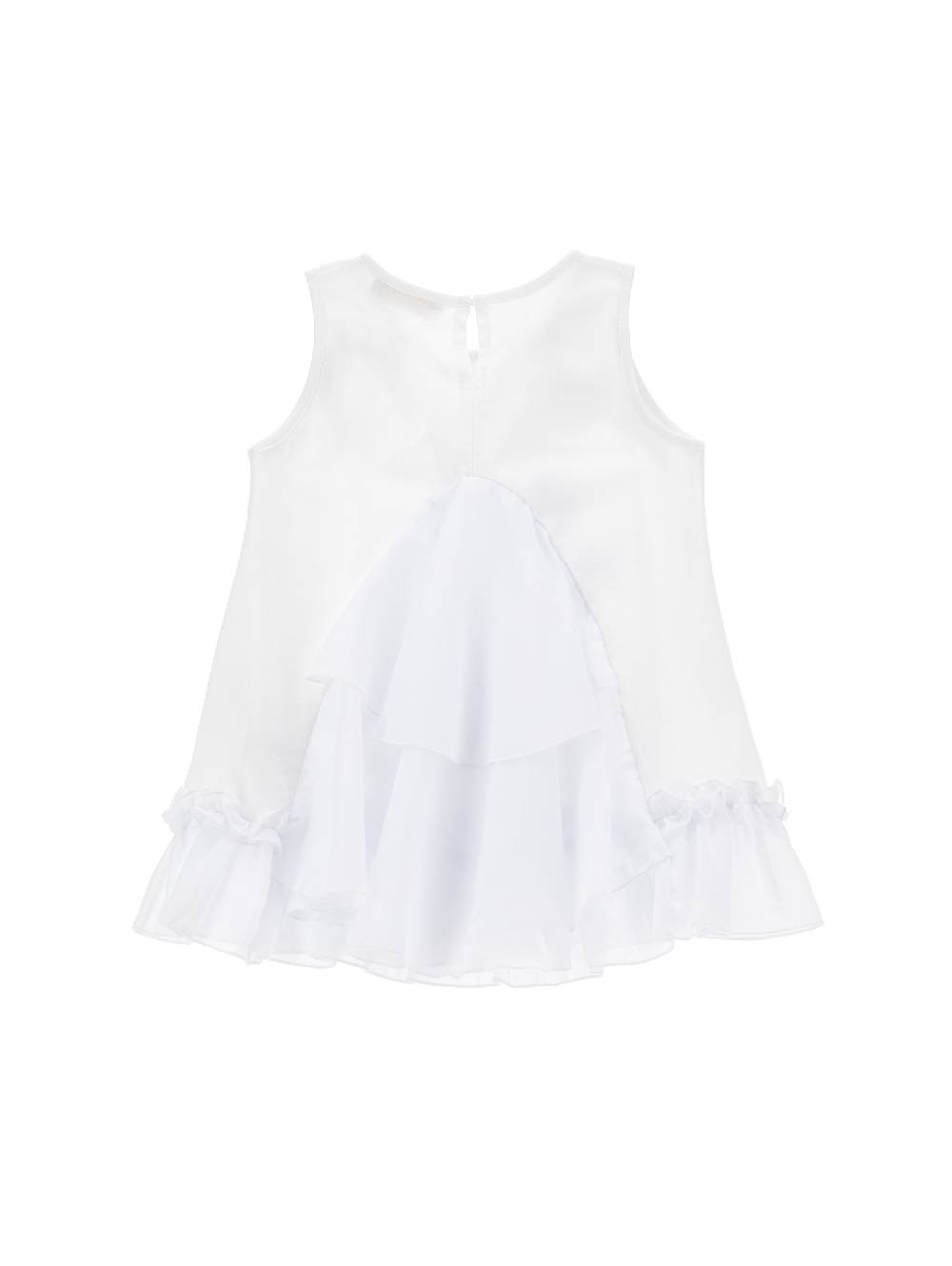 Monnalisa Maxi T-shirt Smanicata Strass