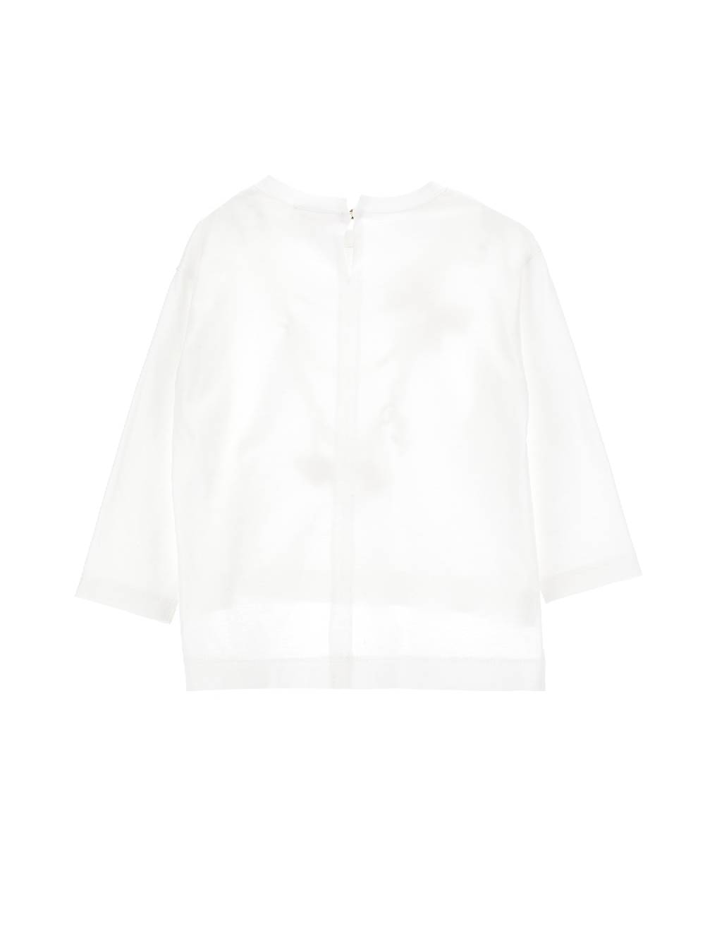 Monnalisa Maxi T.-shirt Stampa Collana Lurex