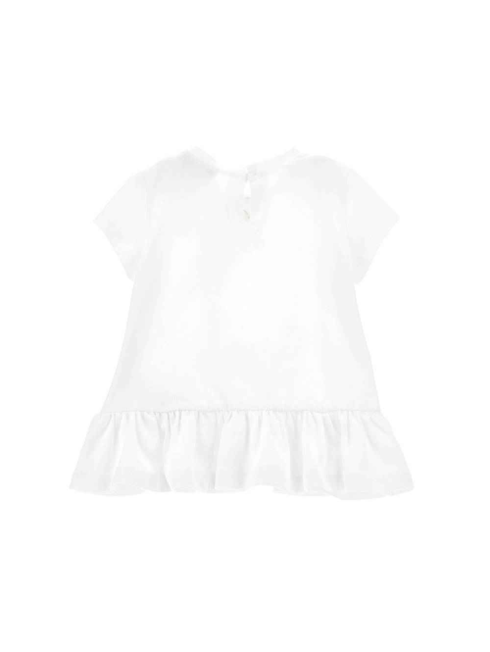 Monnalisa Maxi T-shirt Tulipano In Tulle