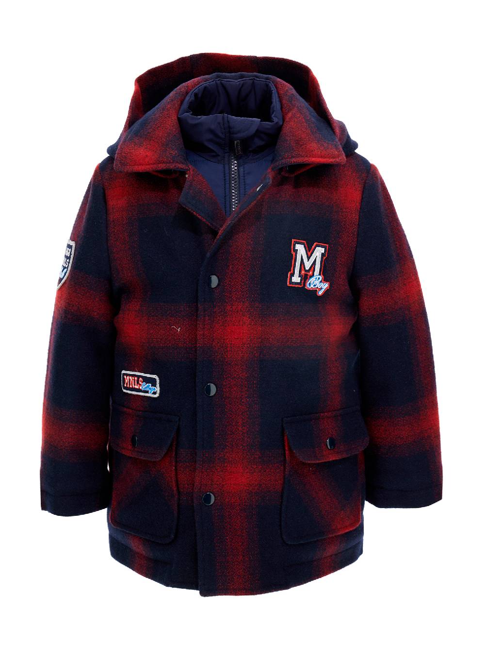 Monnalisa Montgomery con cappuccio e patch