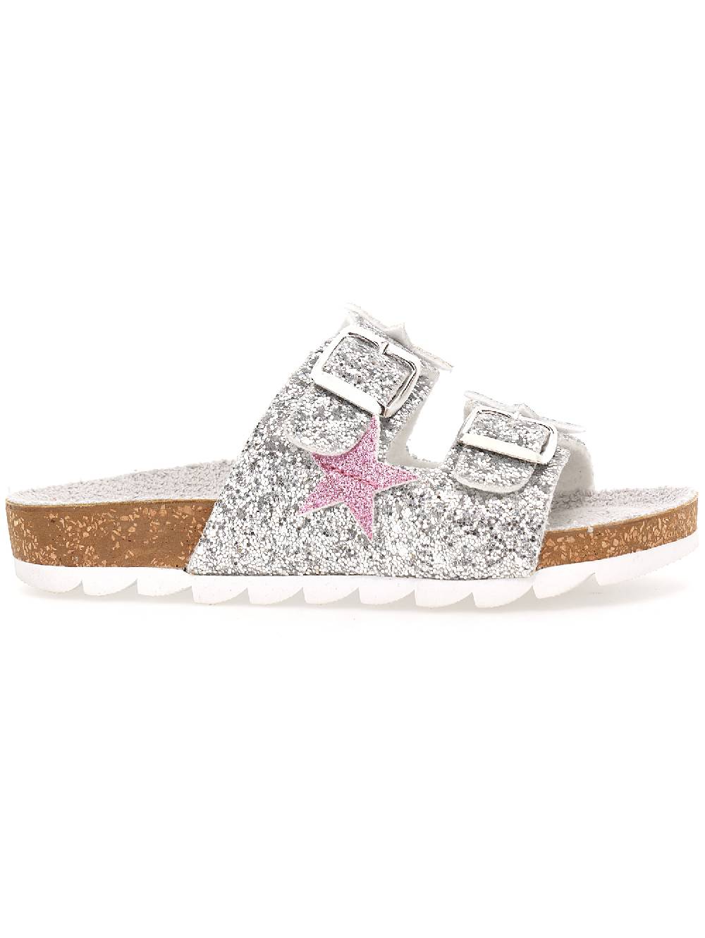 Monnalisa Mules glitter con stelle
