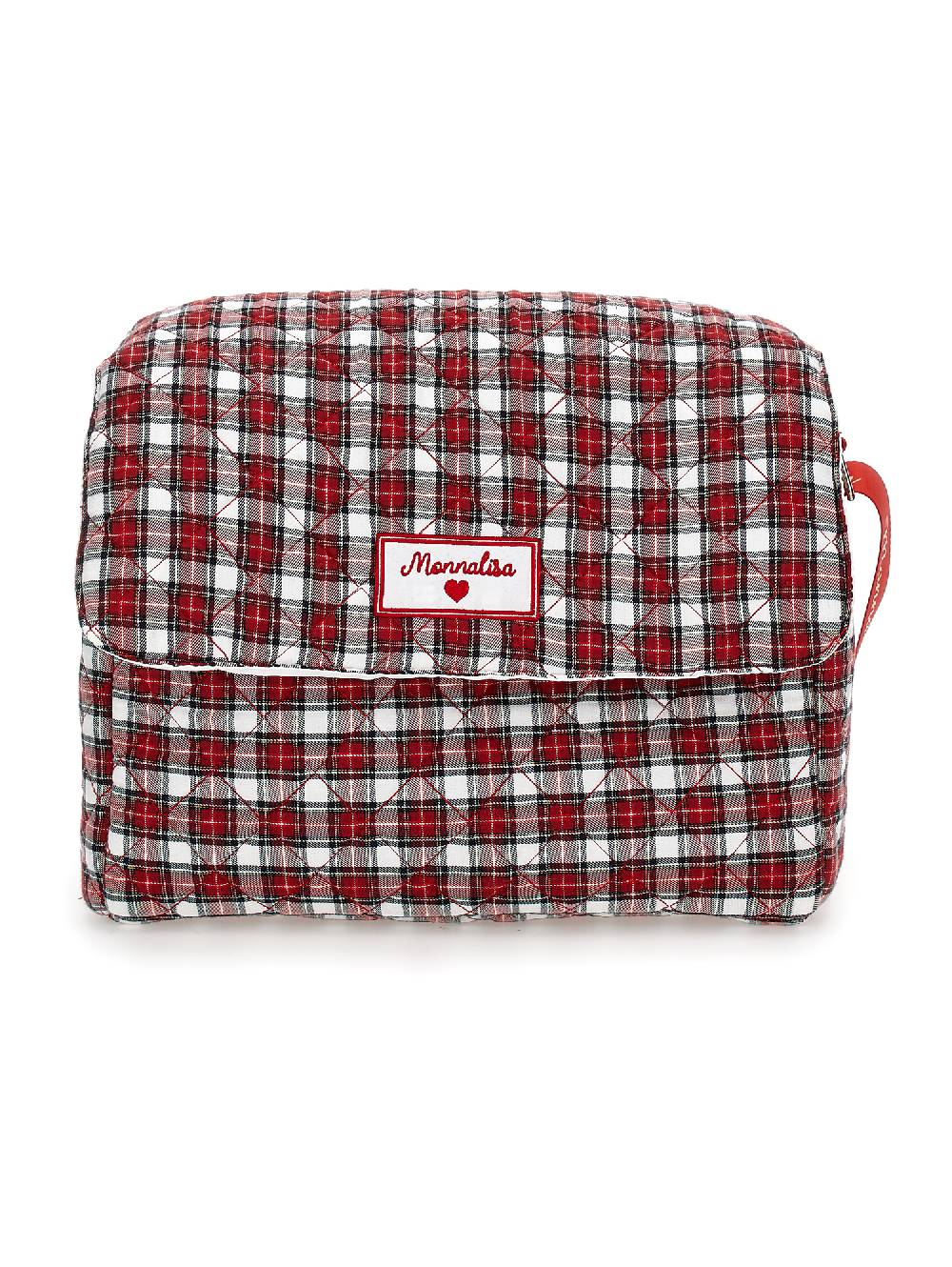 Monnalisa Nursery bag tartan