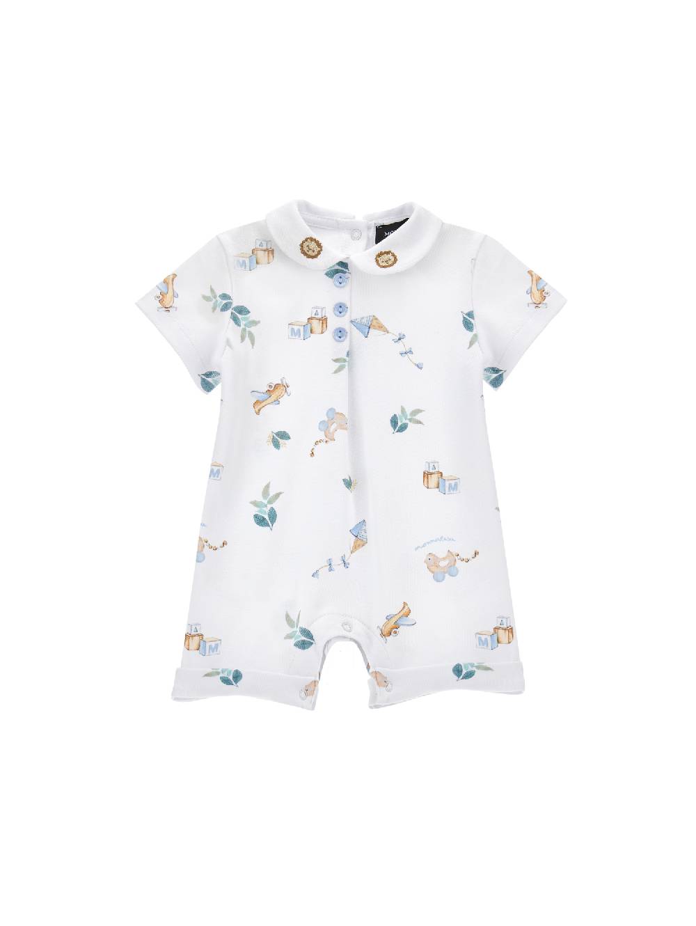 Monnalisa Pagliaccetto cotone con collettino