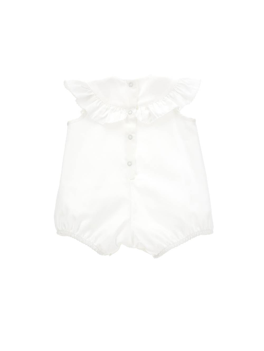 Monnalisa Pagliaccetto Cotone Con Volants