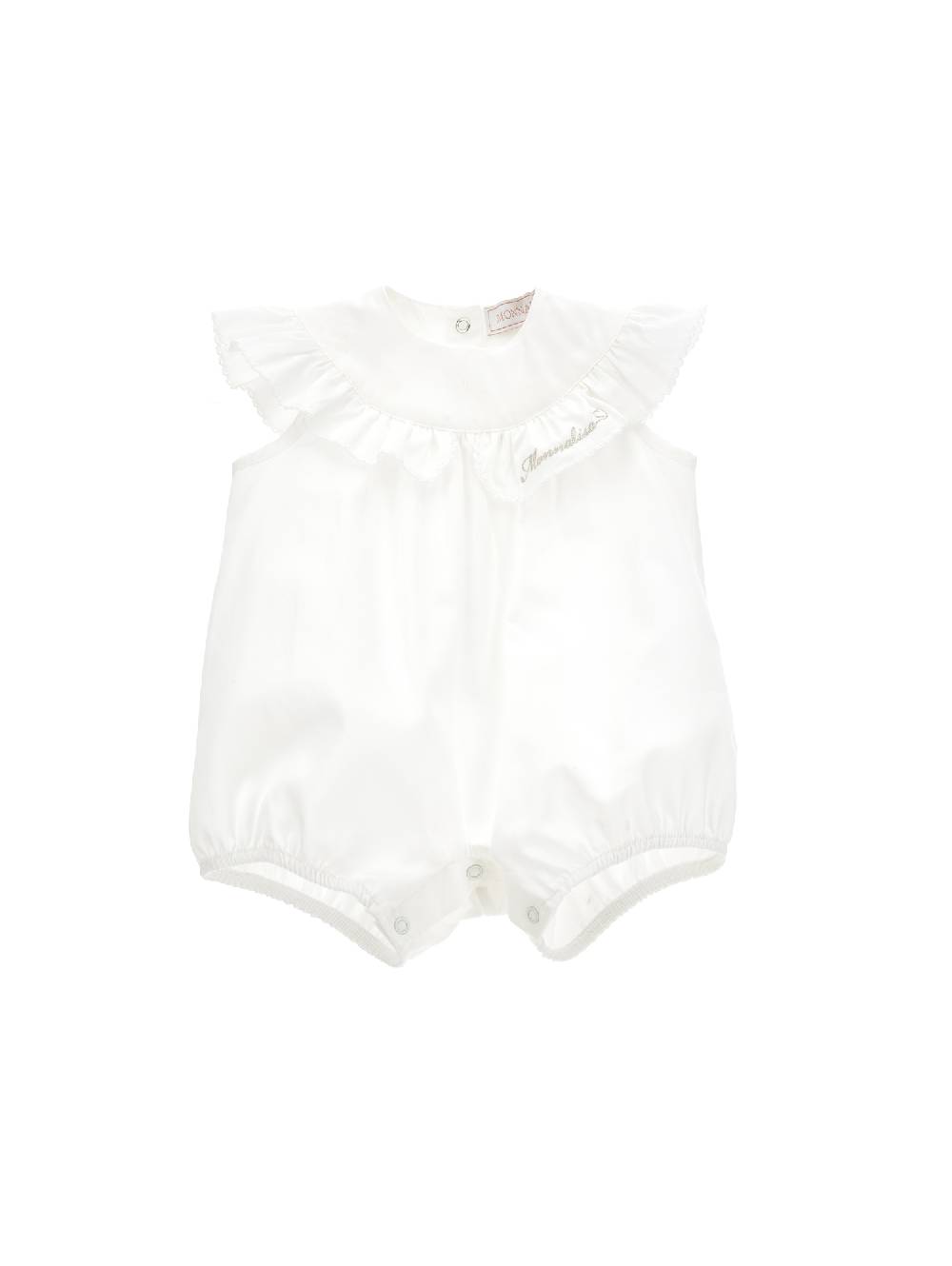 Monnalisa Pagliaccetto cotone con volants