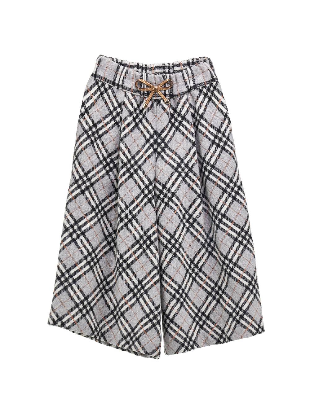 Monnalisa Pantalone cropped scozzese