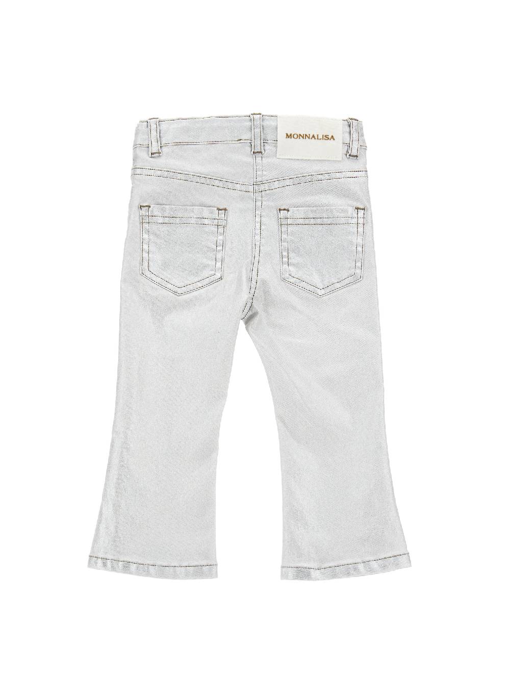 Monnalisa Pantalone Denim Laminato