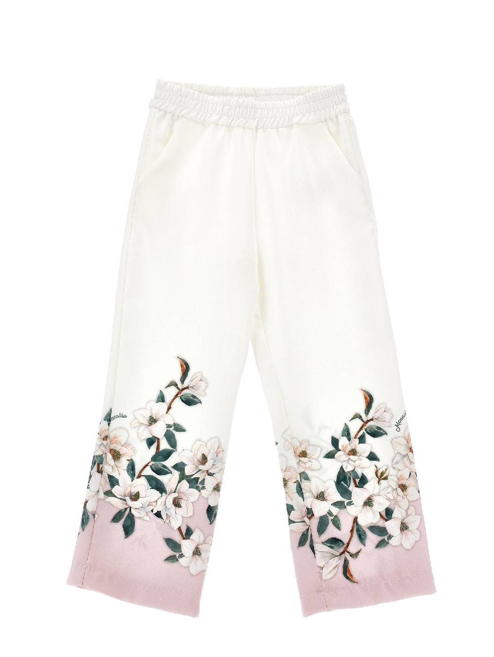 Monnalisa Pantalone palazzo stampa magnolia