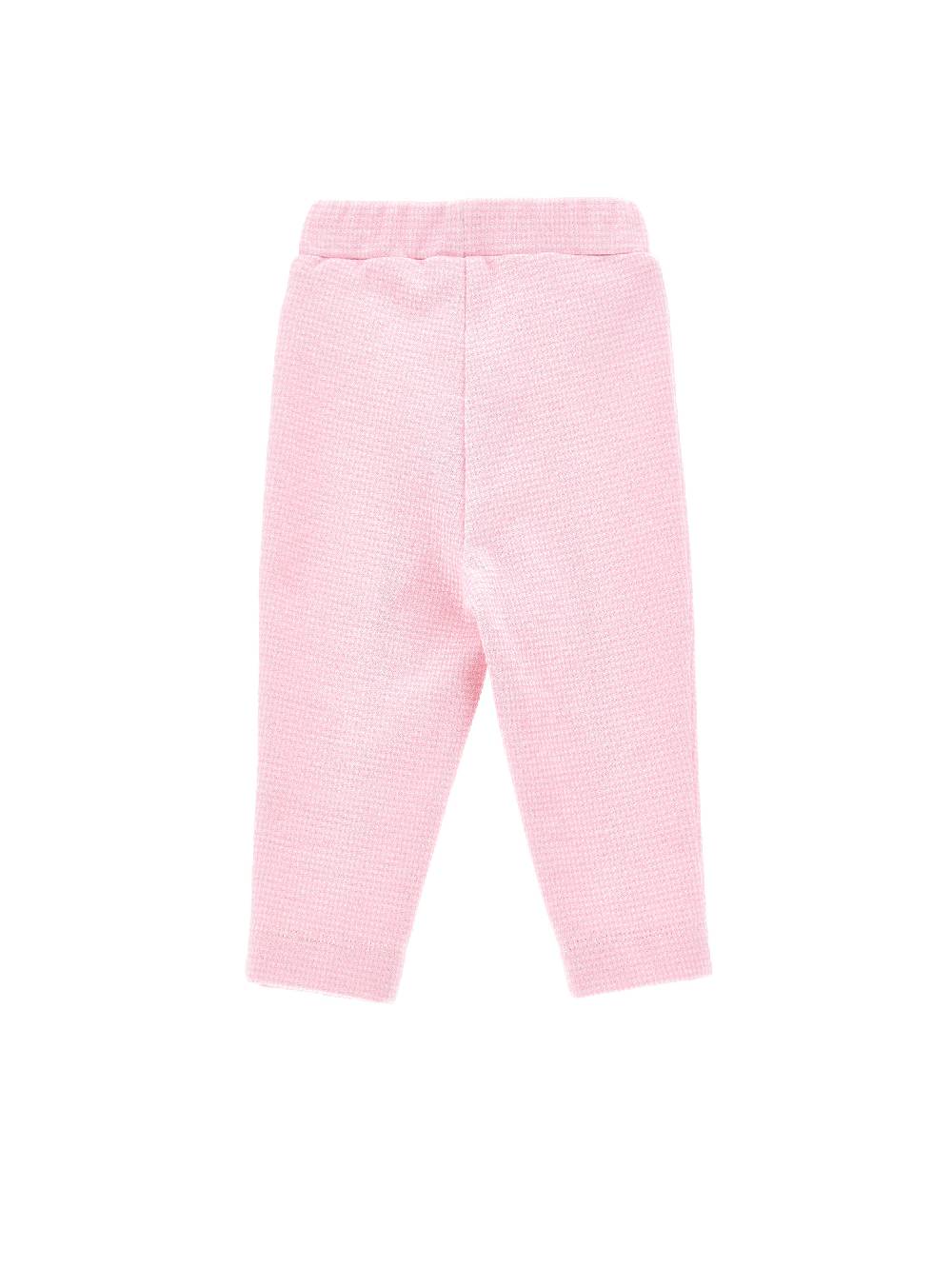 Monnalisa Pantaloni Basici Micro Pied De Poule