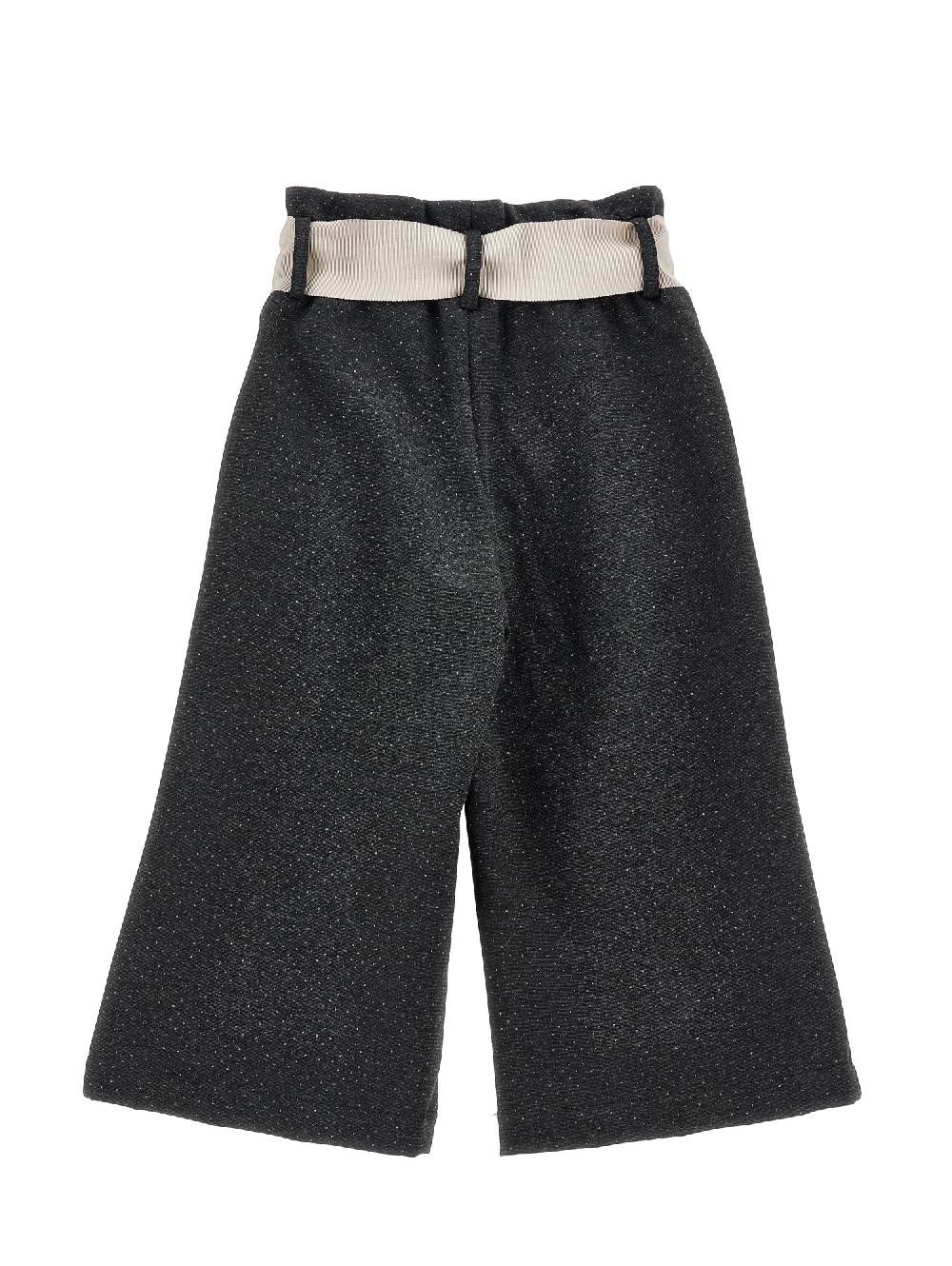 Monnalisa Pantaloni Cropped Pois Glitter