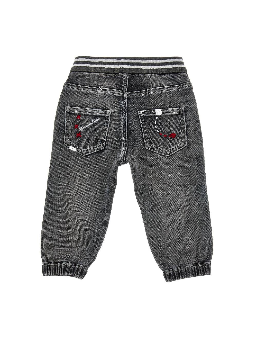 Monnalisa Pantaloni Denim Ricamati