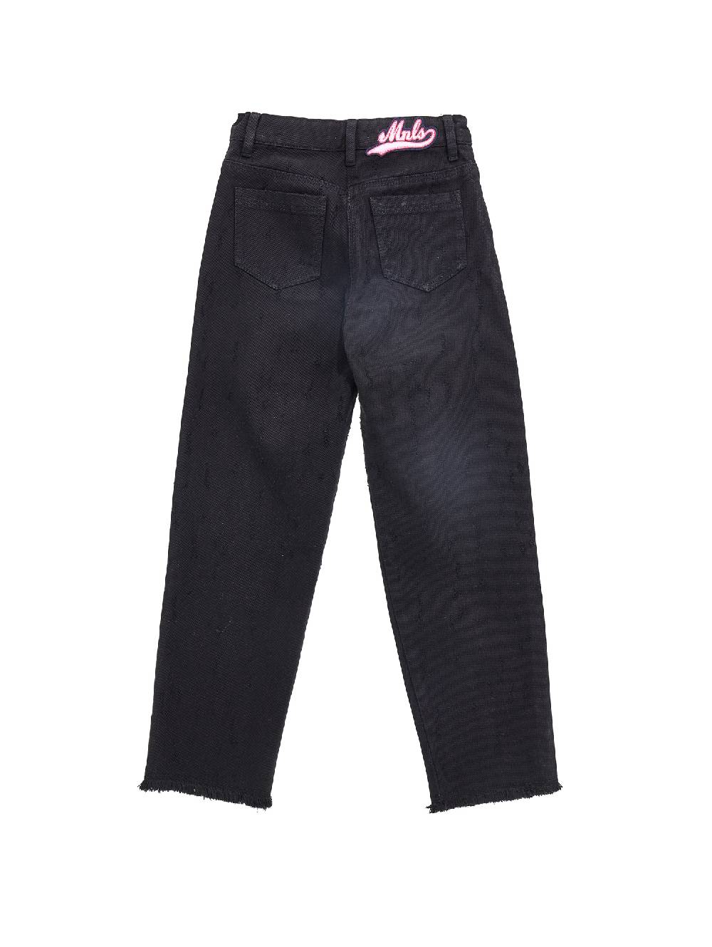 Monnalisa Pantaloni Drill Con Strappi