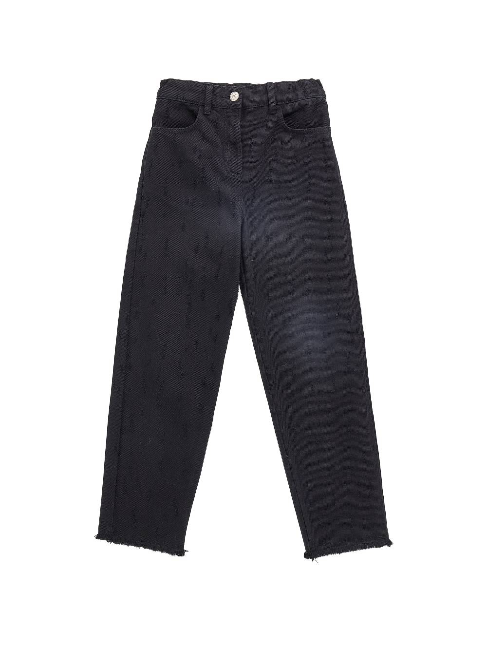 Monnalisa Pantaloni drill con strappi