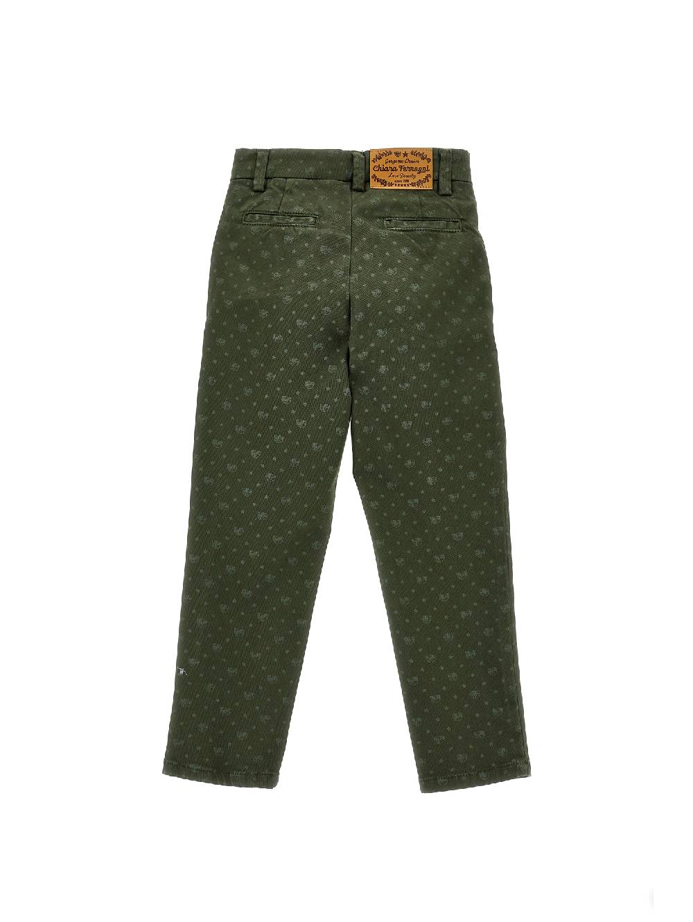 Monnalisa Pantaloni Drill Ricamati