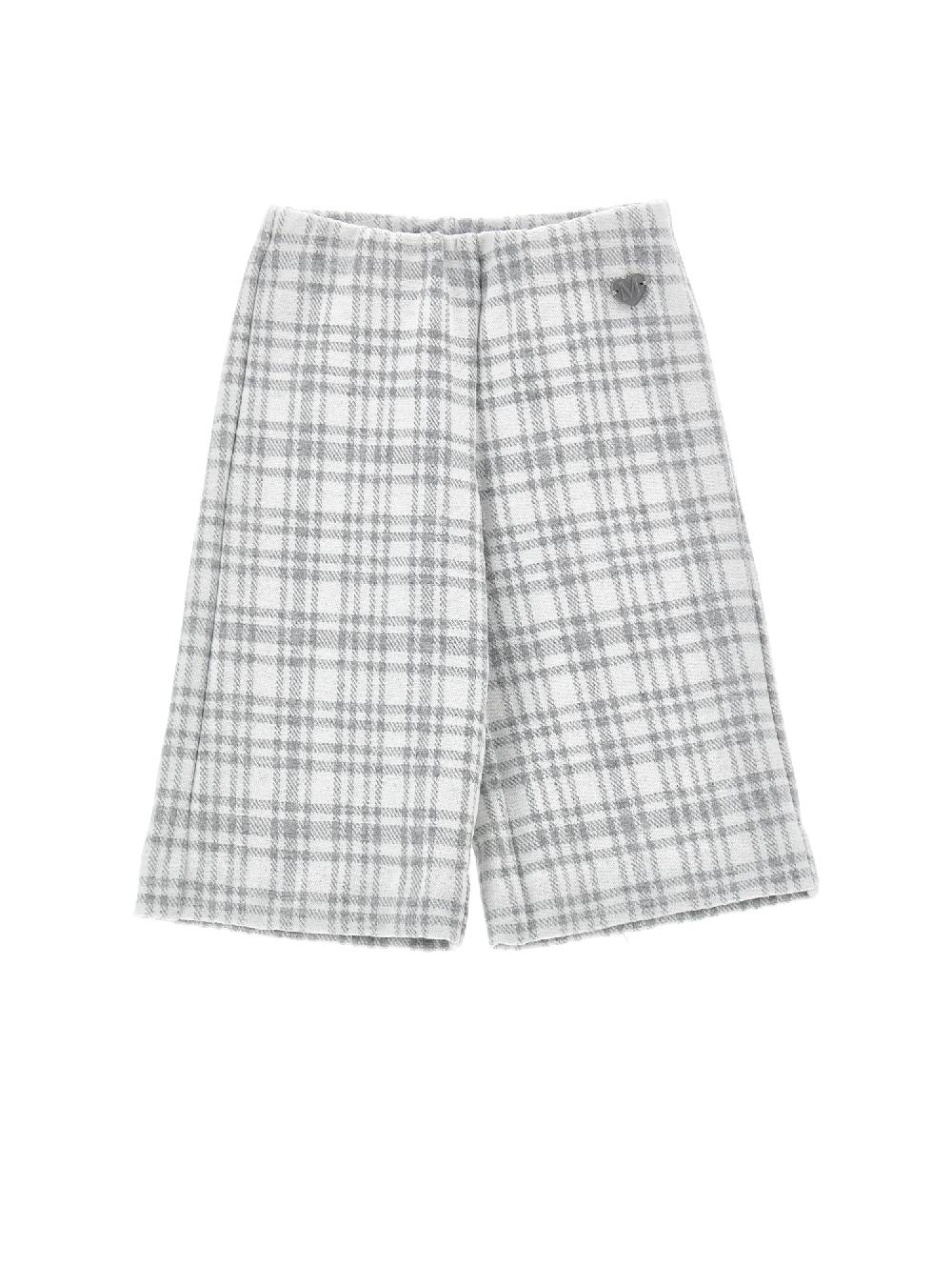 Monnalisa Pantaloni palazzo pièd-de-poule