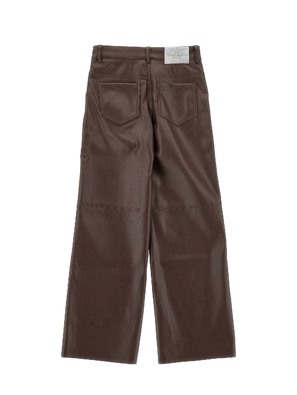 Monnalisa Pantaloni Tessuto Spalmato Stretch